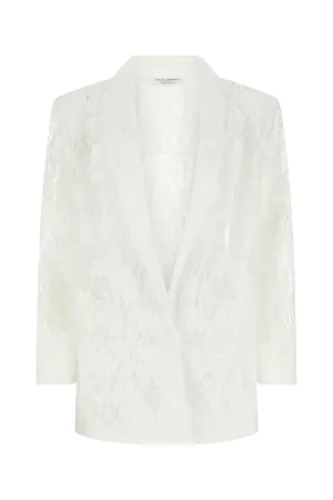 Philosophy Di Lorenzo Serafini Lace-Detailed Single-Breasted Blazer