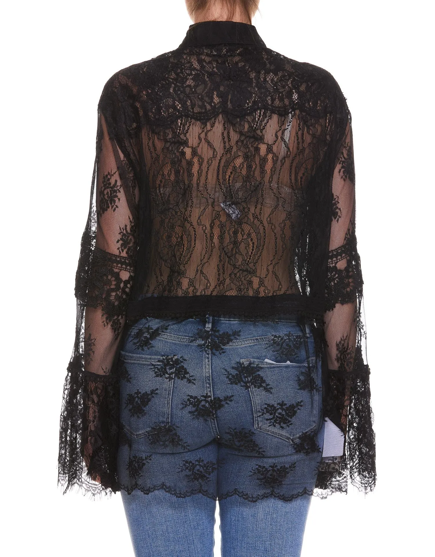 Pinko Lace-Detailed Shirt