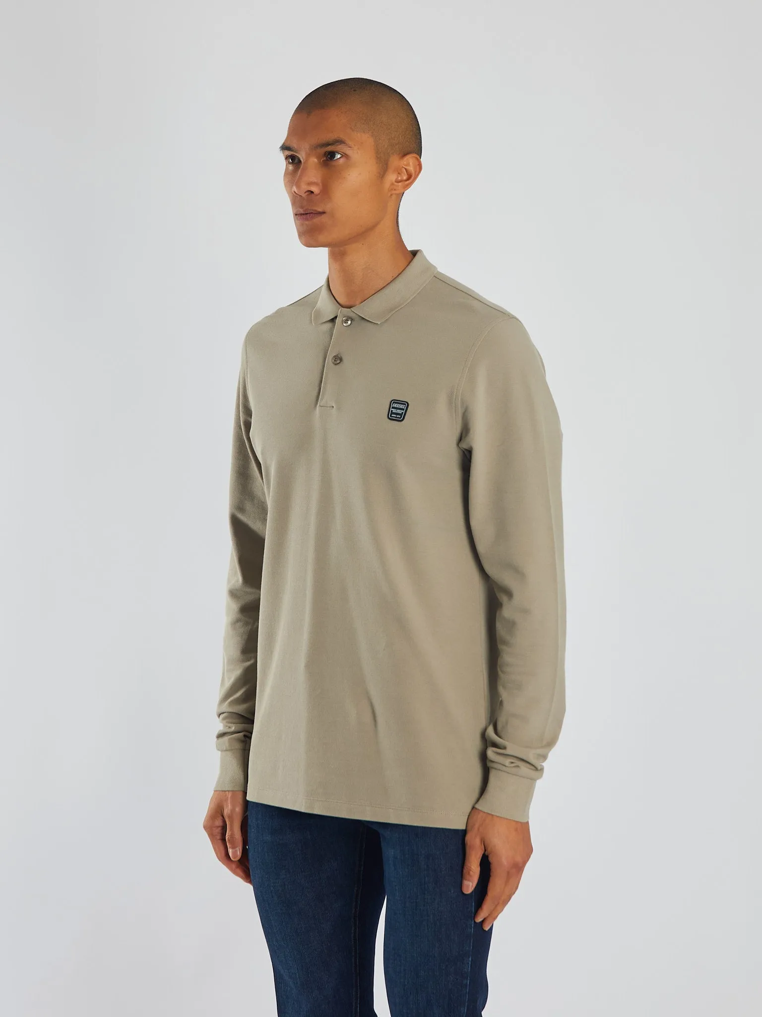 Rockvale Ls Polo Stone Biscuit