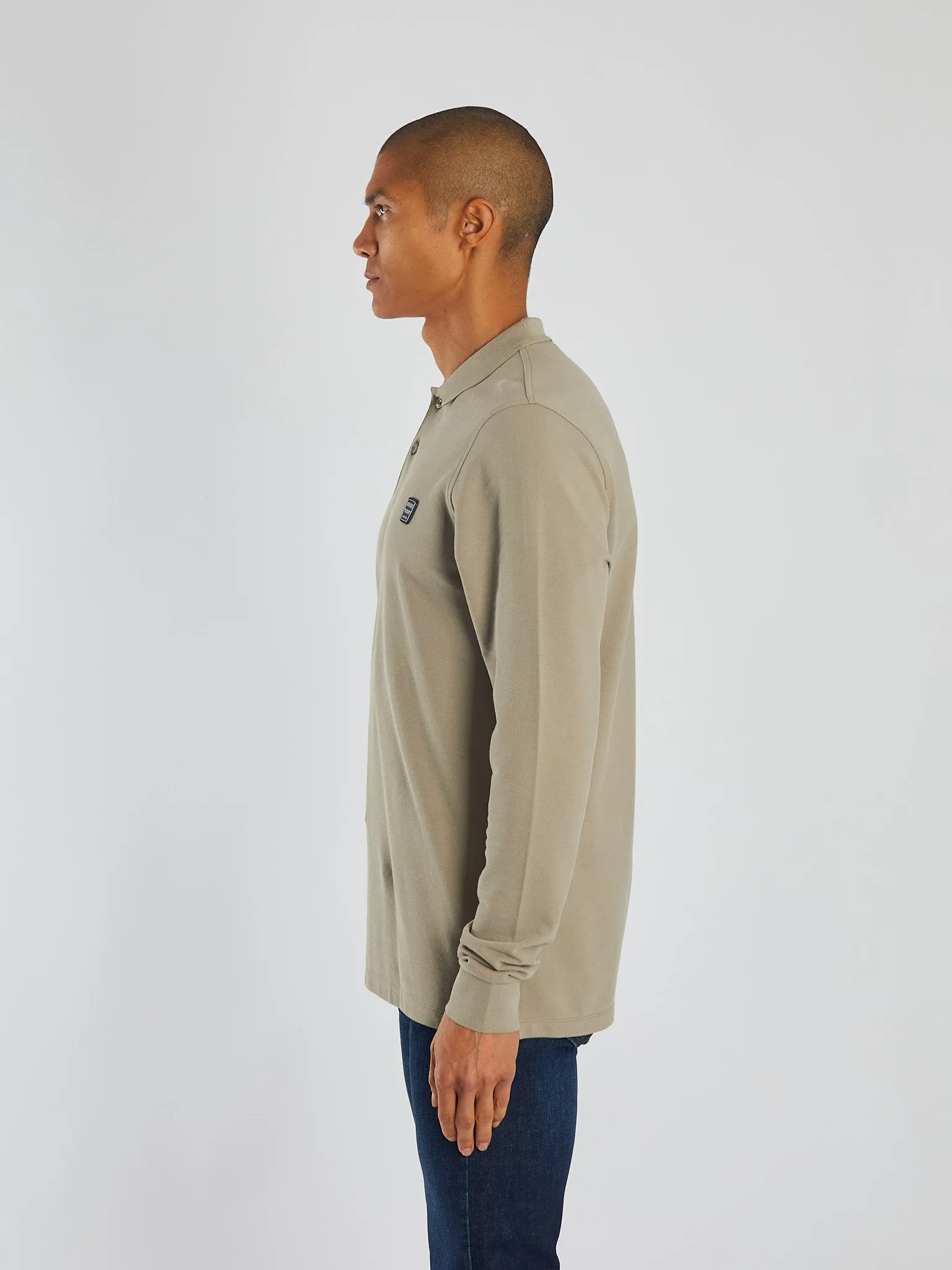 Rockvale Ls Polo Stone Biscuit