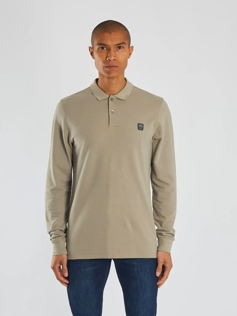 Rockvale Ls Polo Stone Biscuit