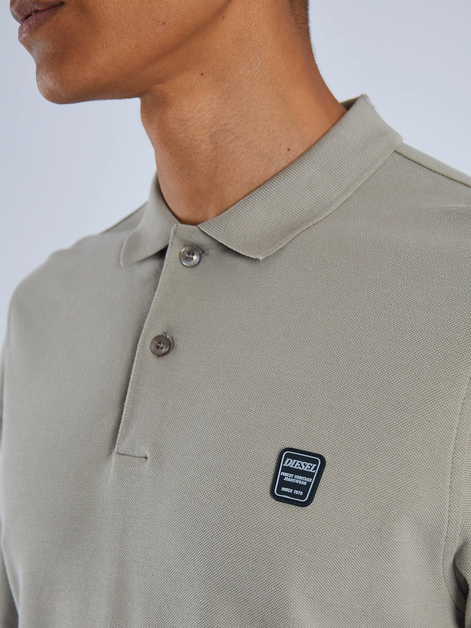 Rockvale Ls Polo Stone Biscuit