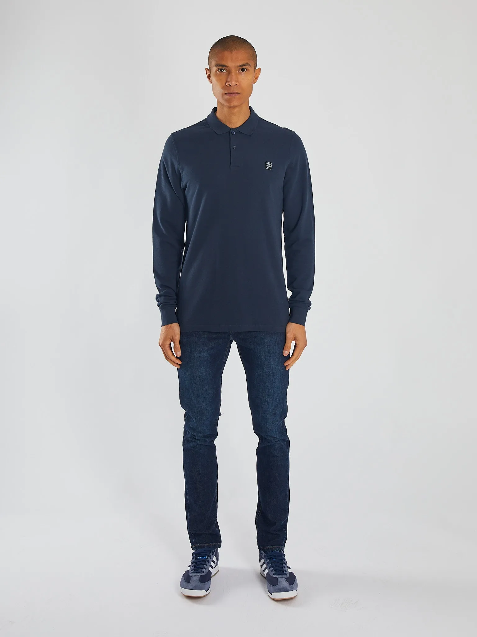 Rockvale Ls Polo Vintage Navy