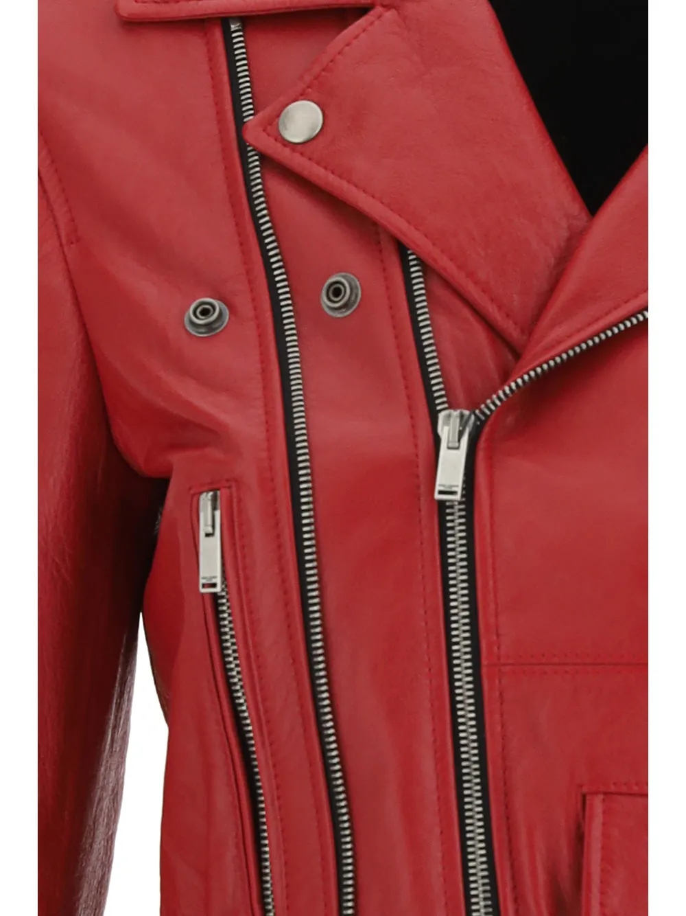 Saint Laurent Zip Detailed Long-Sleeved Jacket