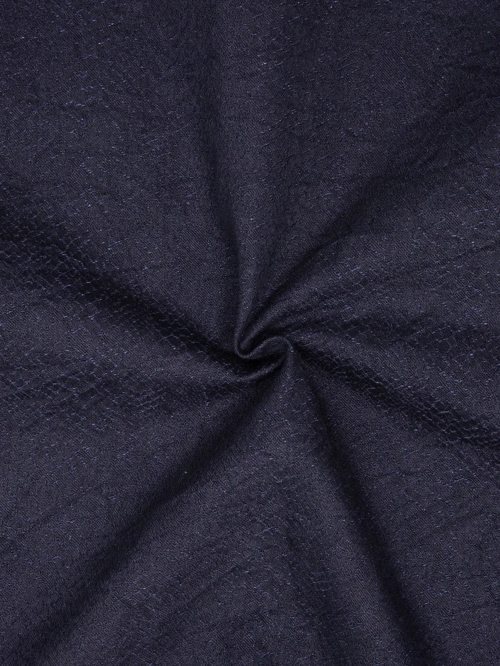 Samurai Jeans SSS25-01W Indigo Snake Jacquard Shirt