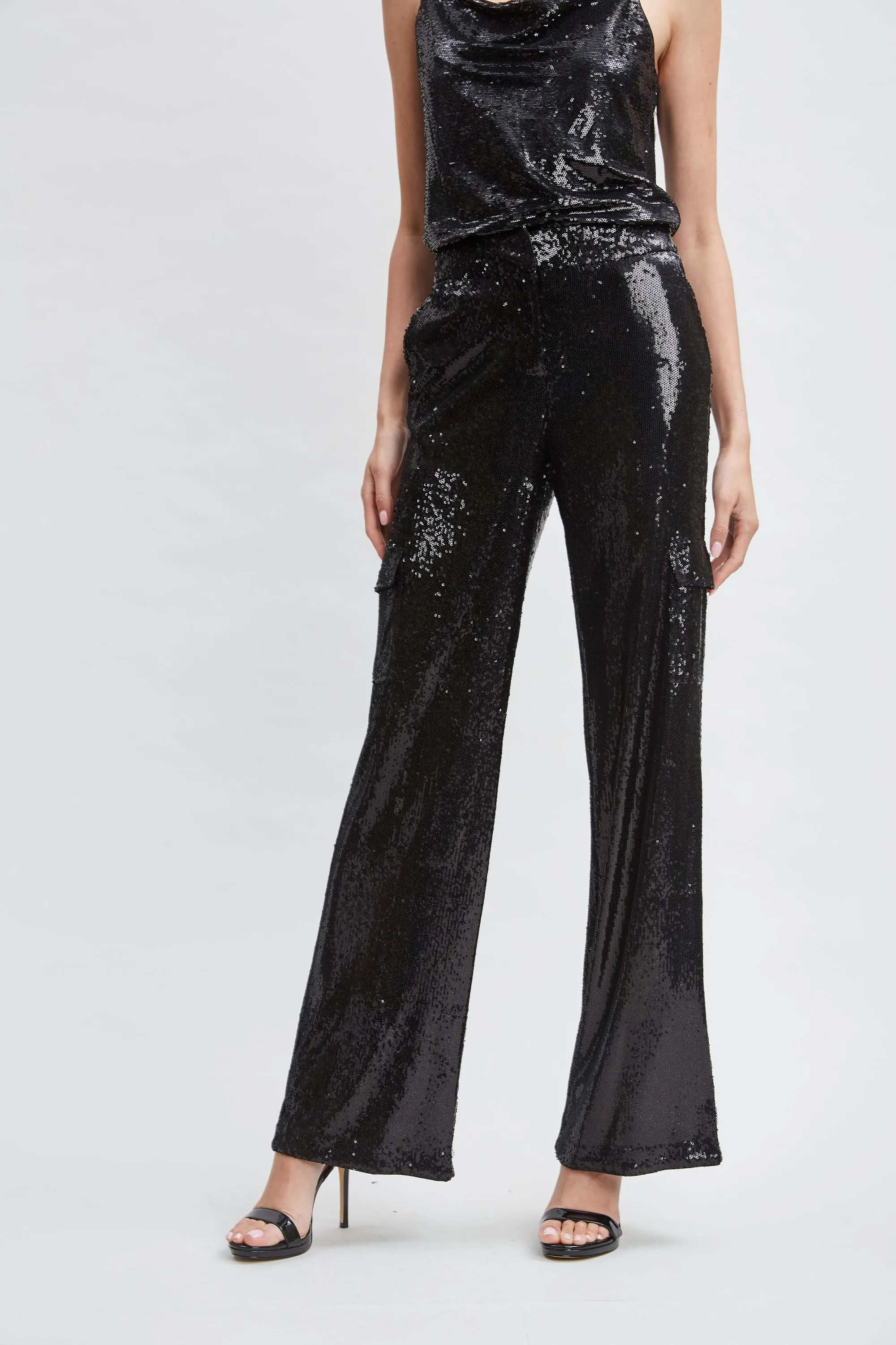 Sequin Pocket Pant