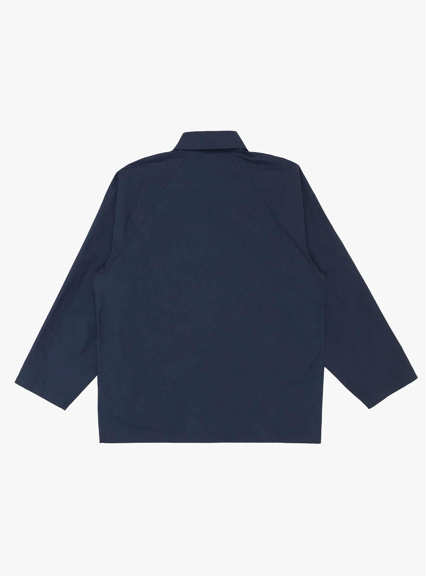 Silicone Coated Shirt Jacket Deep Blue
