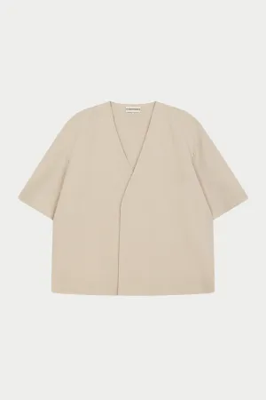 SMART WOVEN SHIRT - STONE