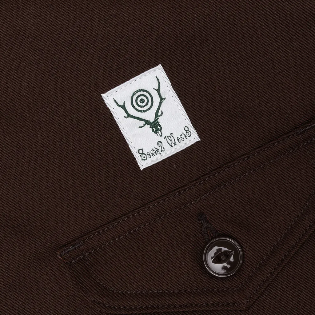 Smokey Twill Shirt - Brown