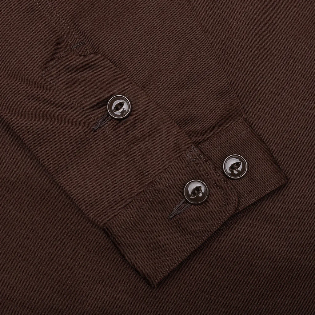 Smokey Twill Shirt - Brown