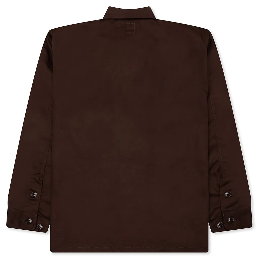 Smokey Twill Shirt - Brown