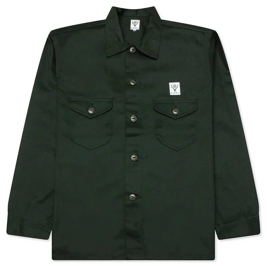 Smokey Twill Shirt - Green