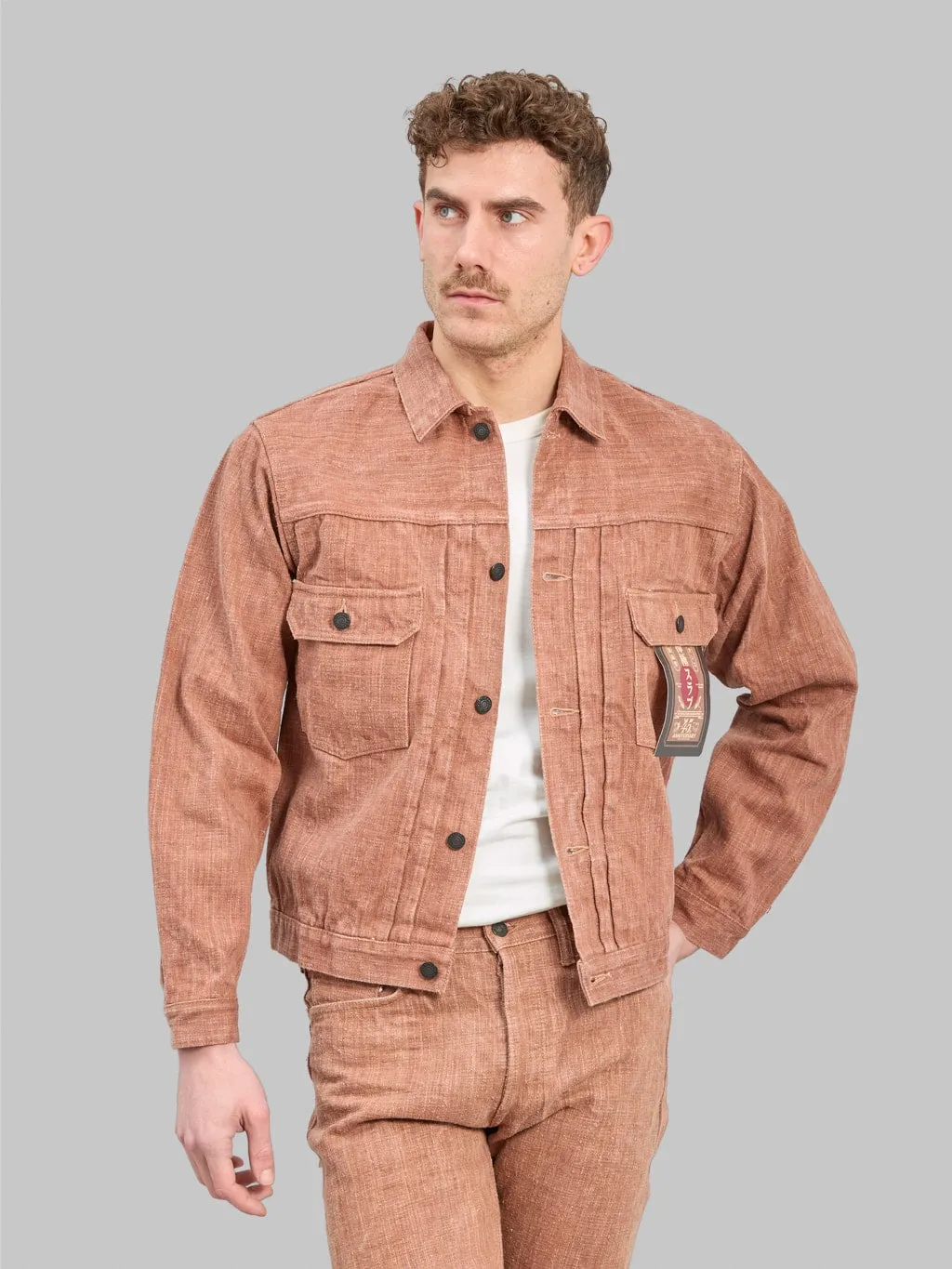 Studio D'artisan SP-109 16oz Extreme Denim 45th Anniversary Kakishibu Type II Jacket
