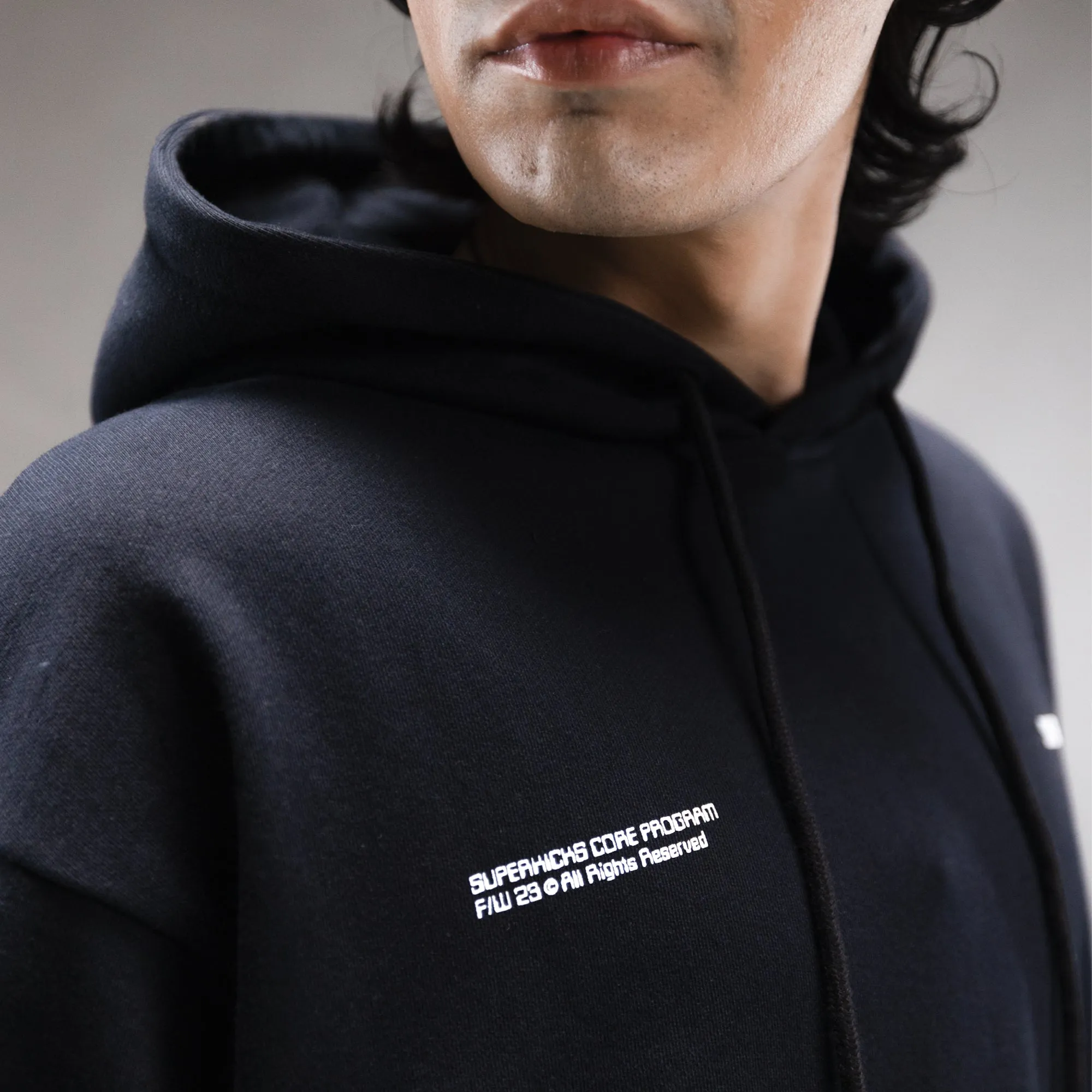 Superkicks | CORE 3.0 UNISEX HOODIE { BLACK