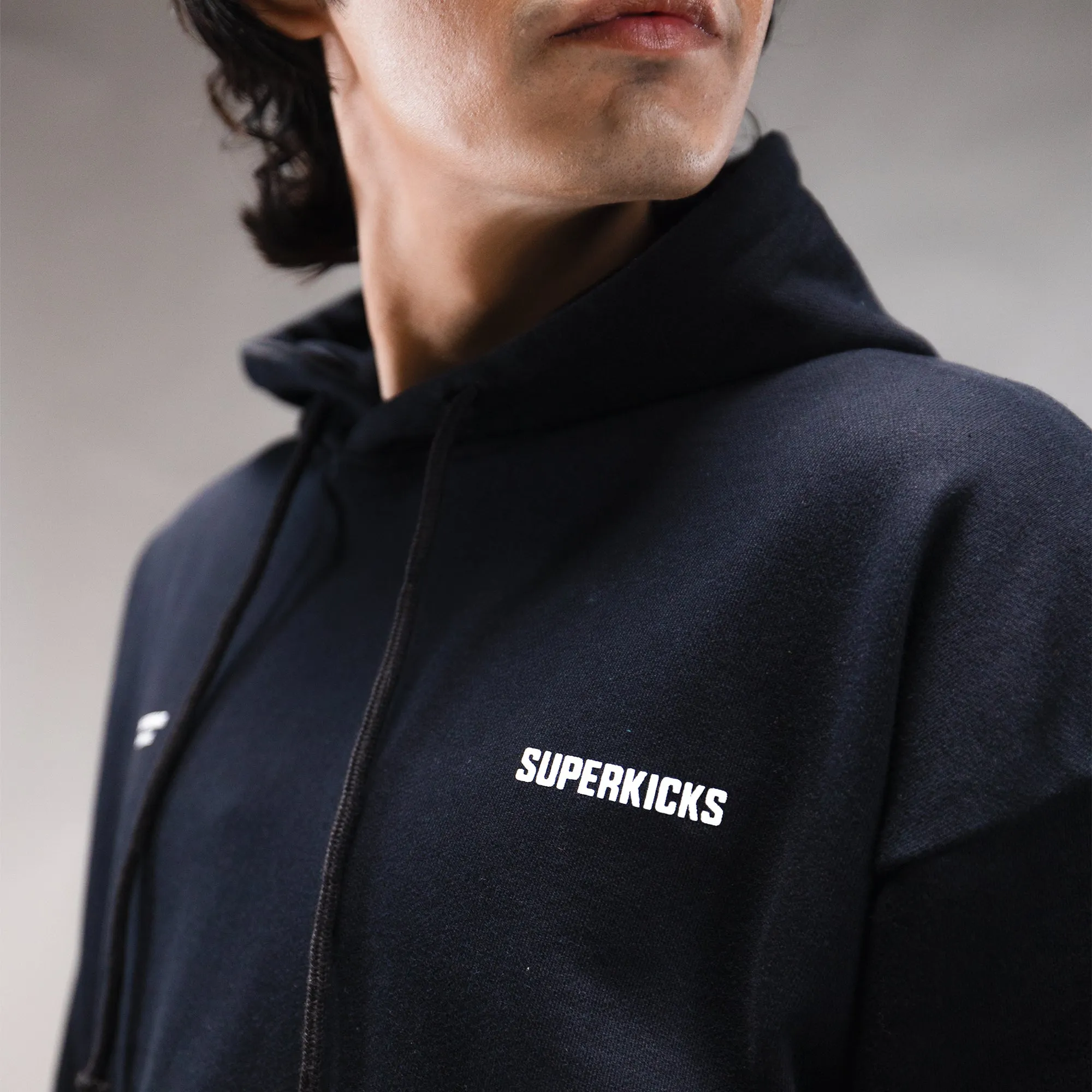 Superkicks | CORE 3.0 UNISEX HOODIE { BLACK