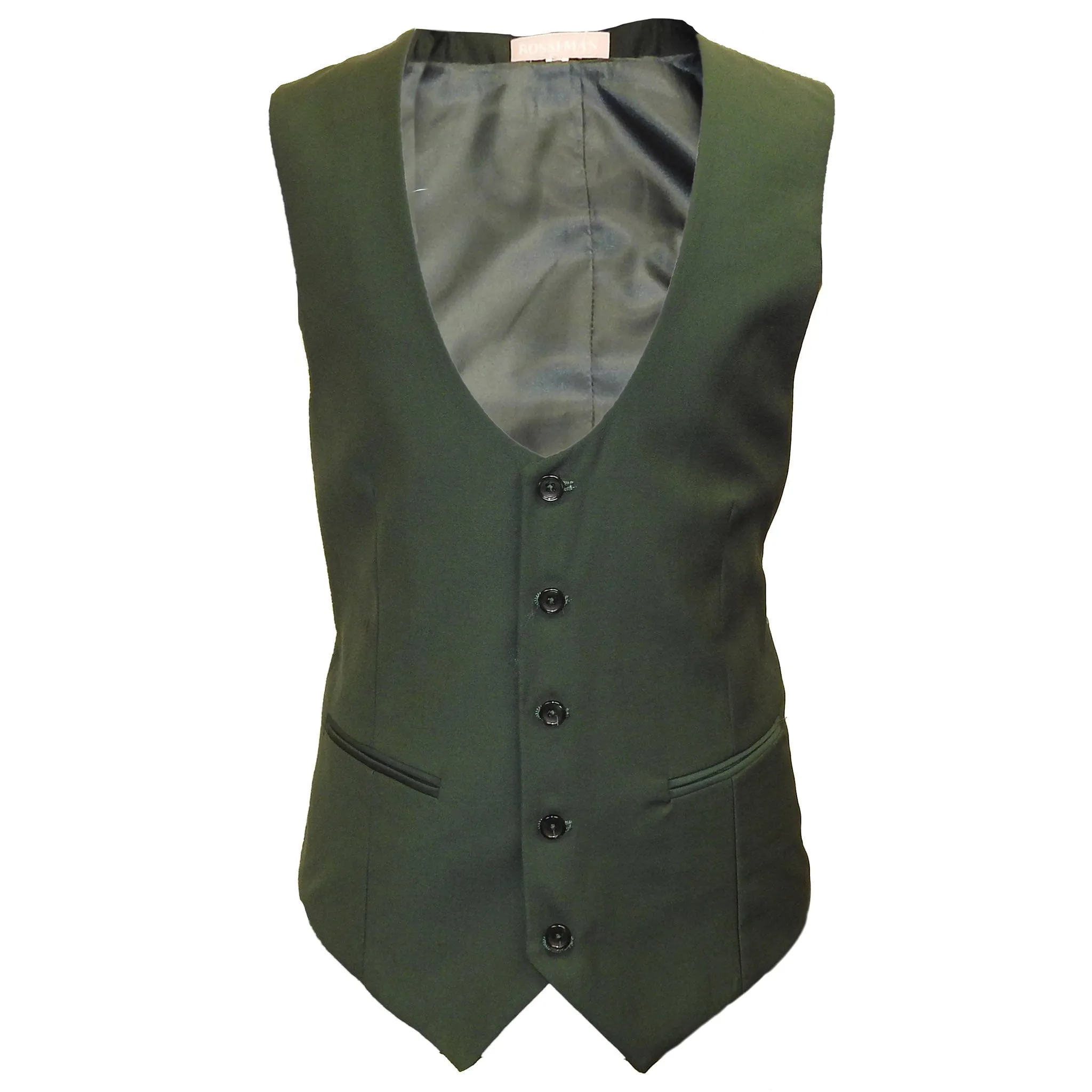 SYDNEY VESTED SUIT by Rossi Man/SOLID