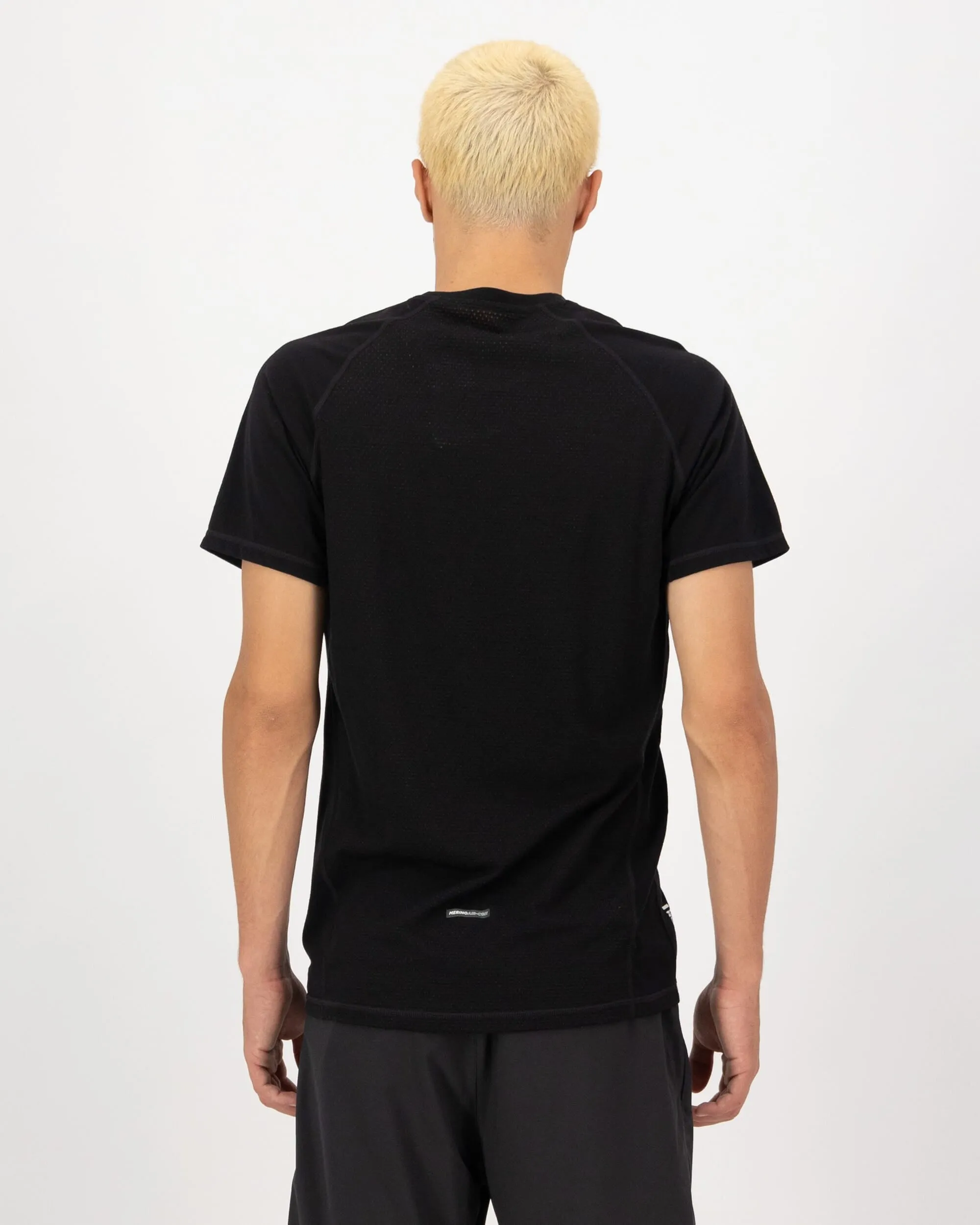Temple Merino T-Shirt - Black