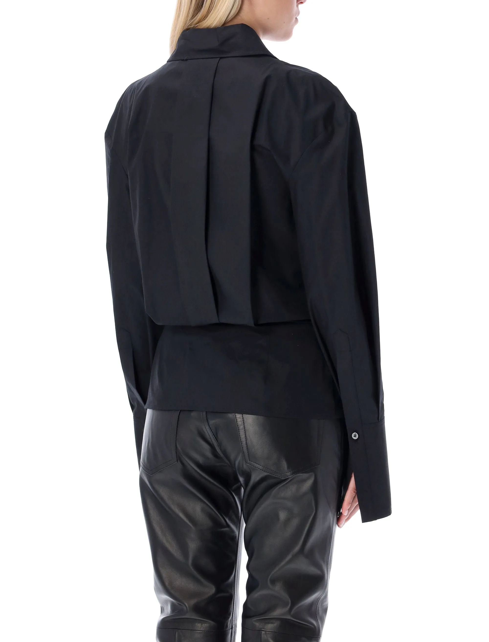 The Attico Pleat Detailed Shirt
