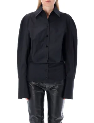 The Attico Pleat Detailed Shirt
