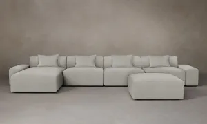 The Breuer Modular Sectional - Performance Mélange Weave Flint
