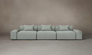 The Breuer Modular Sofa - Performance Mélange Weave Seaglass