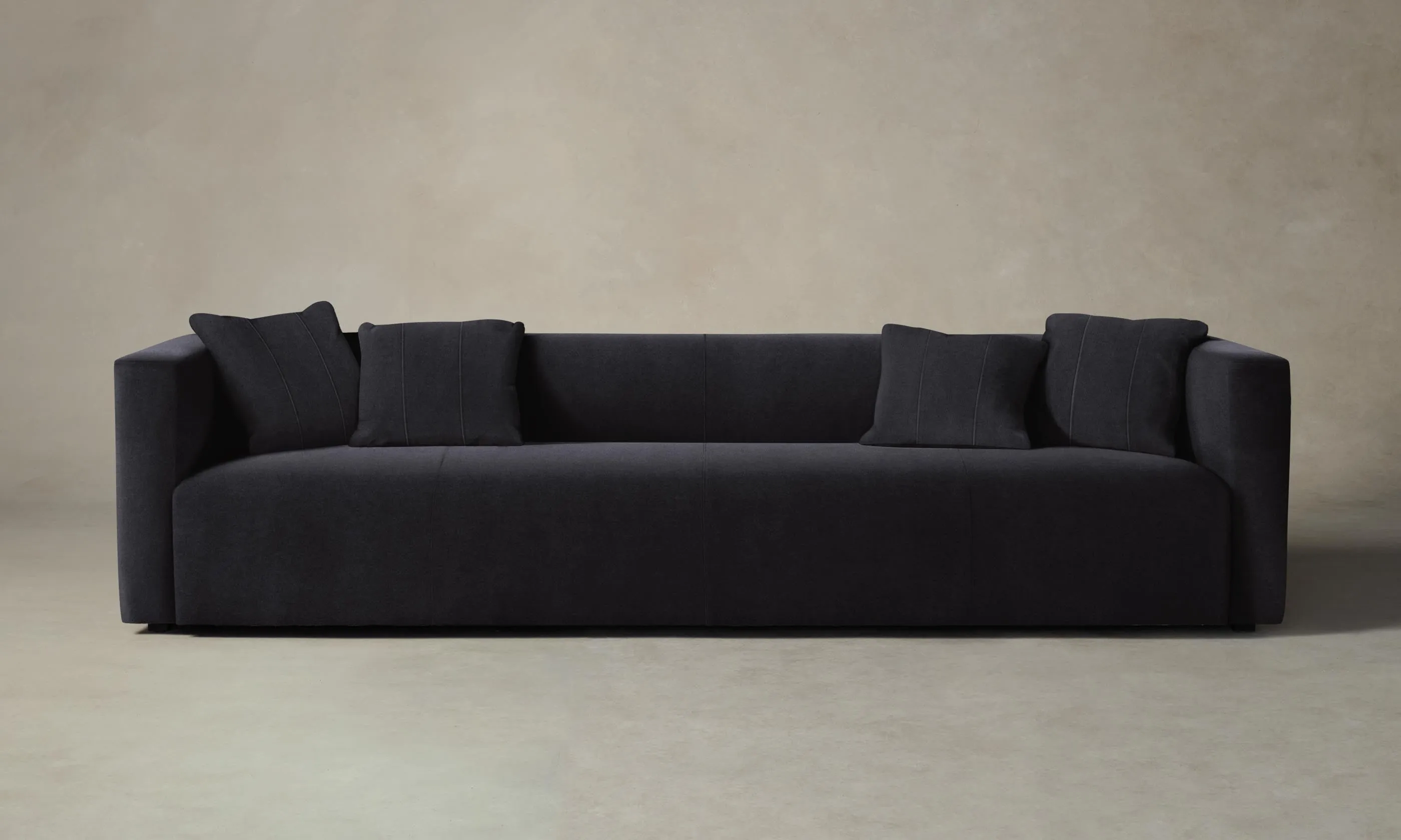 The Breuer Sofa - Performance Velvet Flannel