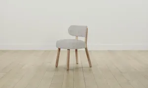 The Jane Dining Chair - Performance Mélange Weave Flint