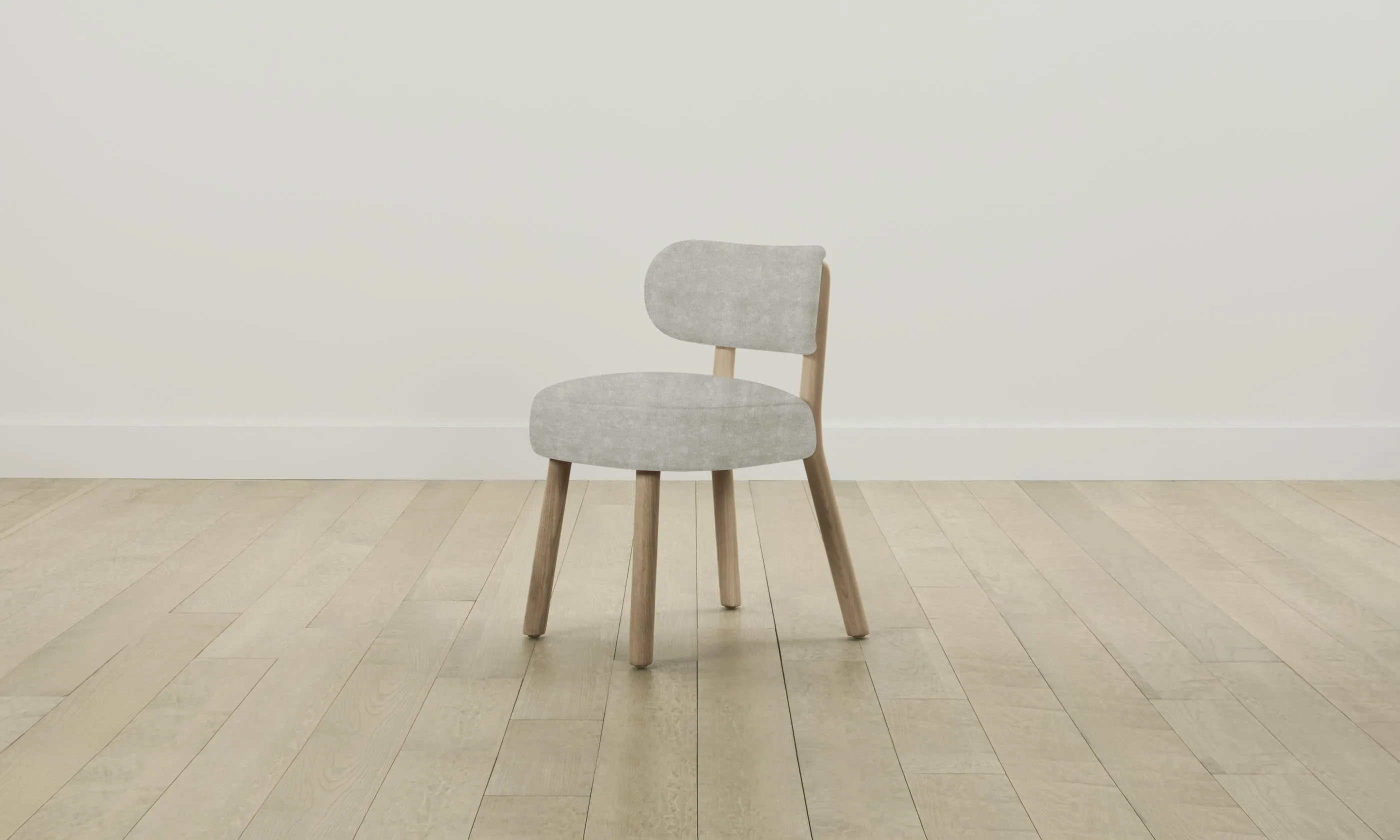 The Jane Dining Chair - Performance Mélange Weave Flint