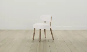 The Jane Dining Chair - Performance Textured Tweed Snow