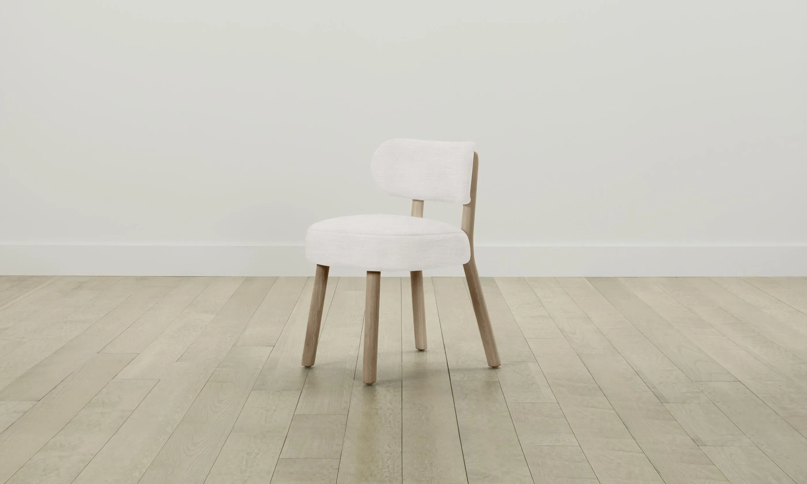The Jane Dining Chair - Performance Textured Tweed Snow
