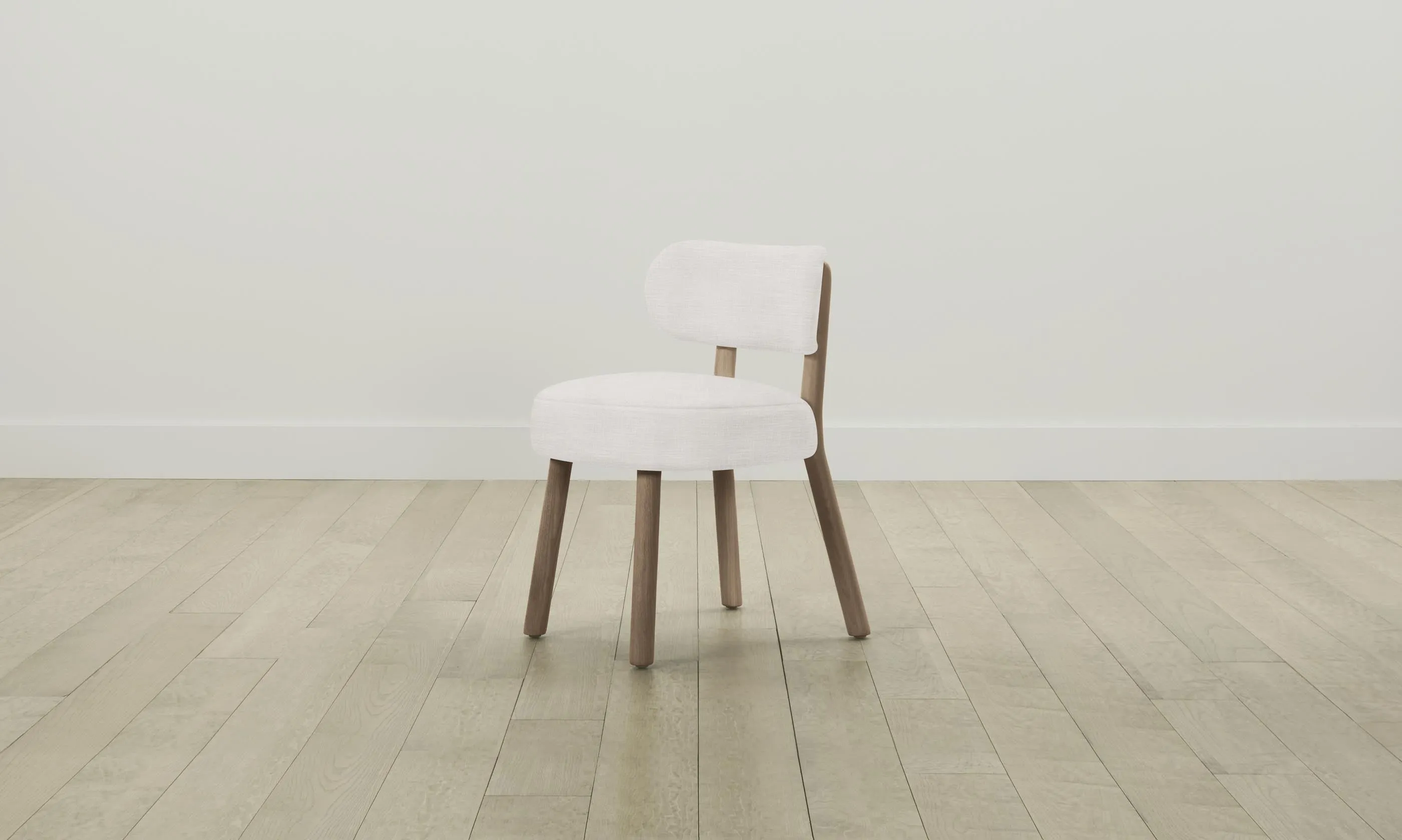 The Jane Dining Chair - Performance Textured Tweed Snow