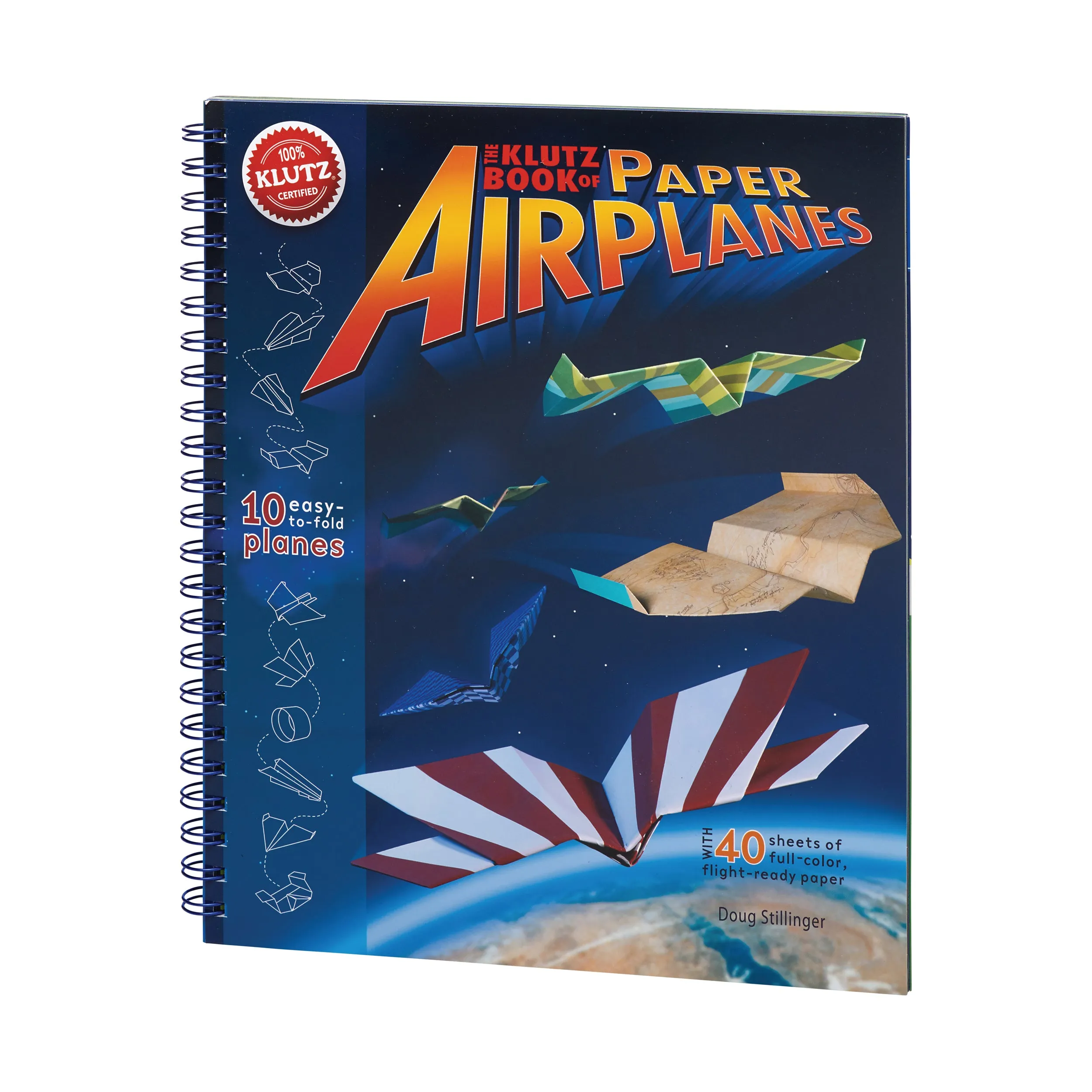 The Klutz Book of High-Performance Paper Airplanes Spiral-bound Craft Kit