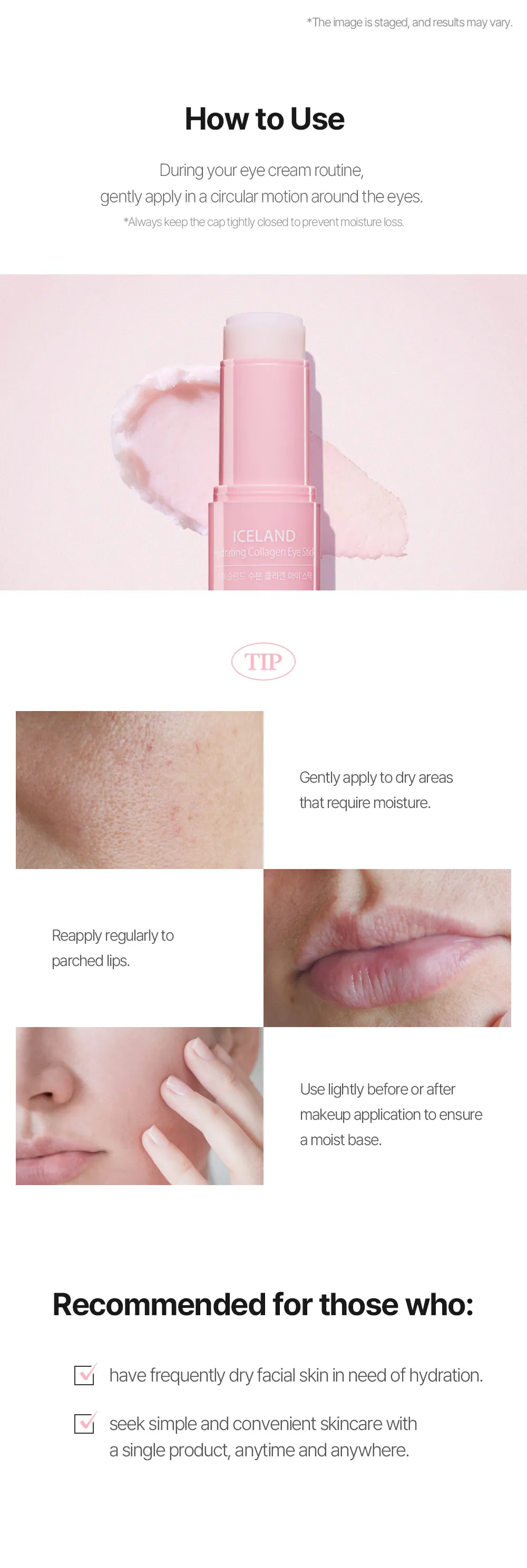 The Saem Iceland Hydrating Collagen Eye Stick