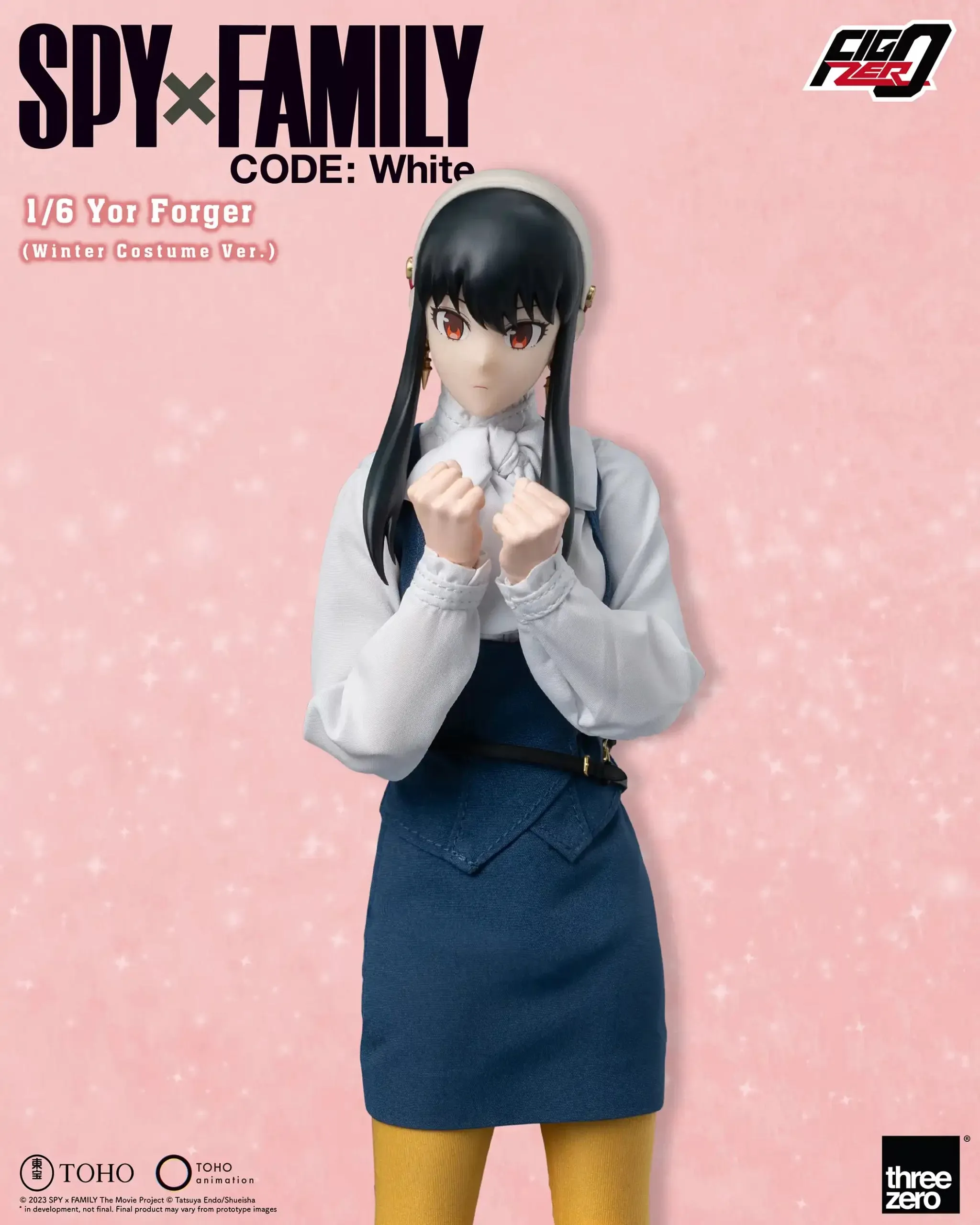 ThreeZero FigZero 1/6 Spy x Family Code: White Yor Forger (Winter Costume Ver.) Action Figure