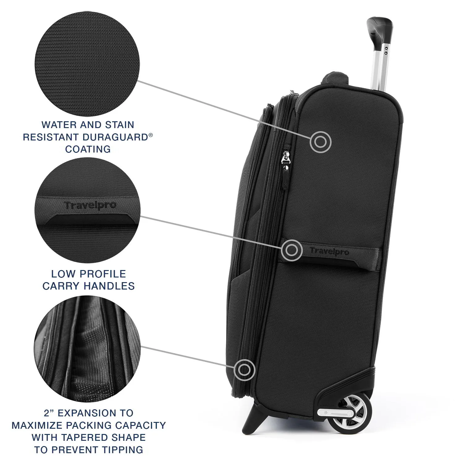 Travelpro Maxlite 5 Lightweight 22" Expandable Carry-On Rollaboard (2-Wheeled)