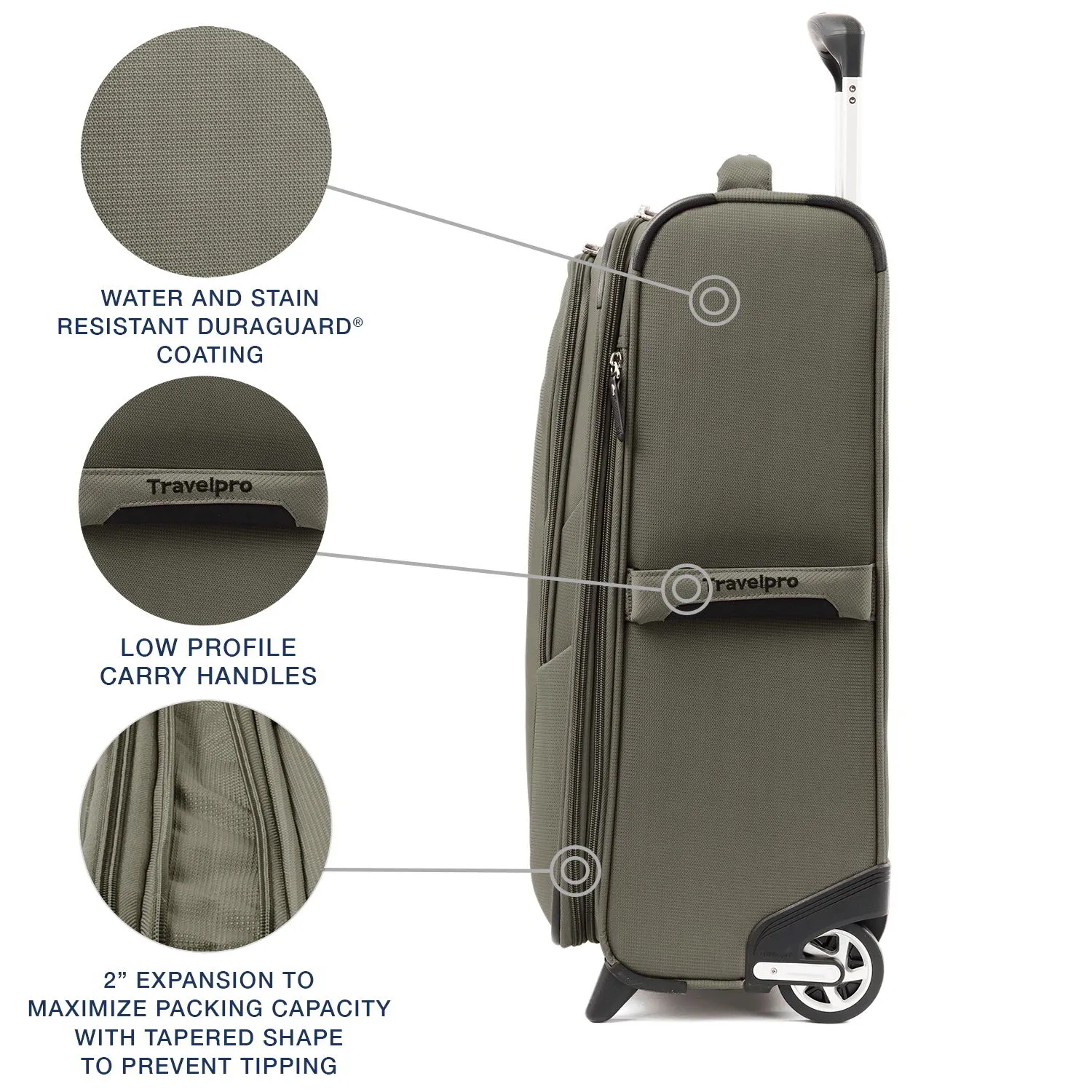 Travelpro Maxlite 5 Lightweight 22" Expandable Carry-On Rollaboard (2-Wheeled)