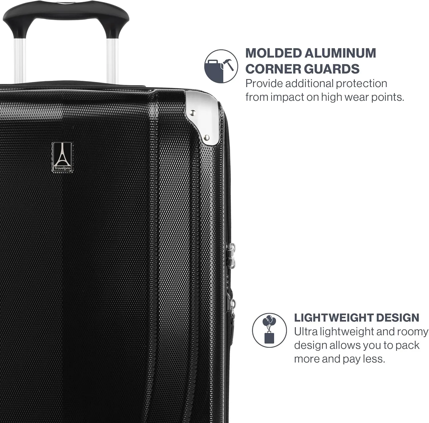 Travelpro Pathways 3 Hardside Expandable Luggage, Carry On 21 Inch