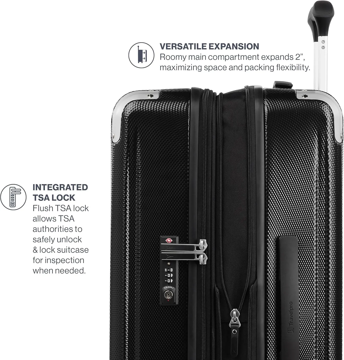 Travelpro Pathways 3 Hardside Expandable Luggage, Carry On 21 Inch