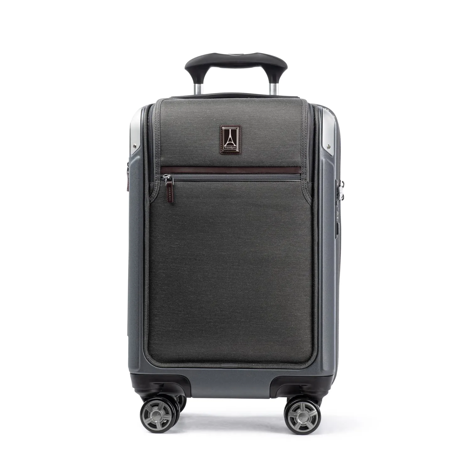 Travelpro Platinum Elite Hardside Expandable Spinner Wheel-Luggage TSA Lock Hard Shell Polycarbonate Suitcase, Compact Carry on Laptop Pocket 20-Inch