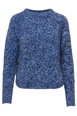 Tweed Buttoned Shirttail Crew