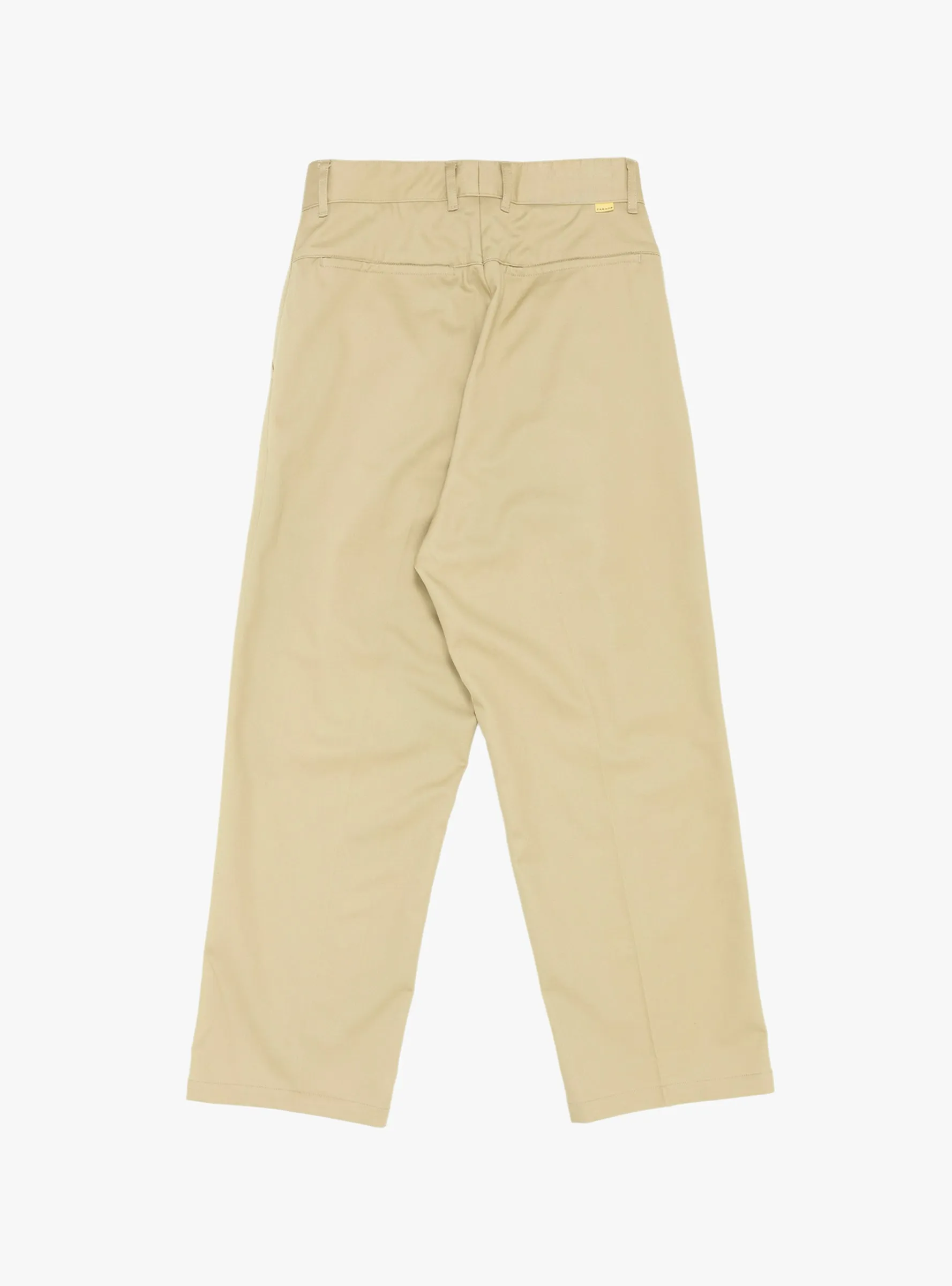 Two Out Tuck Pants Beige