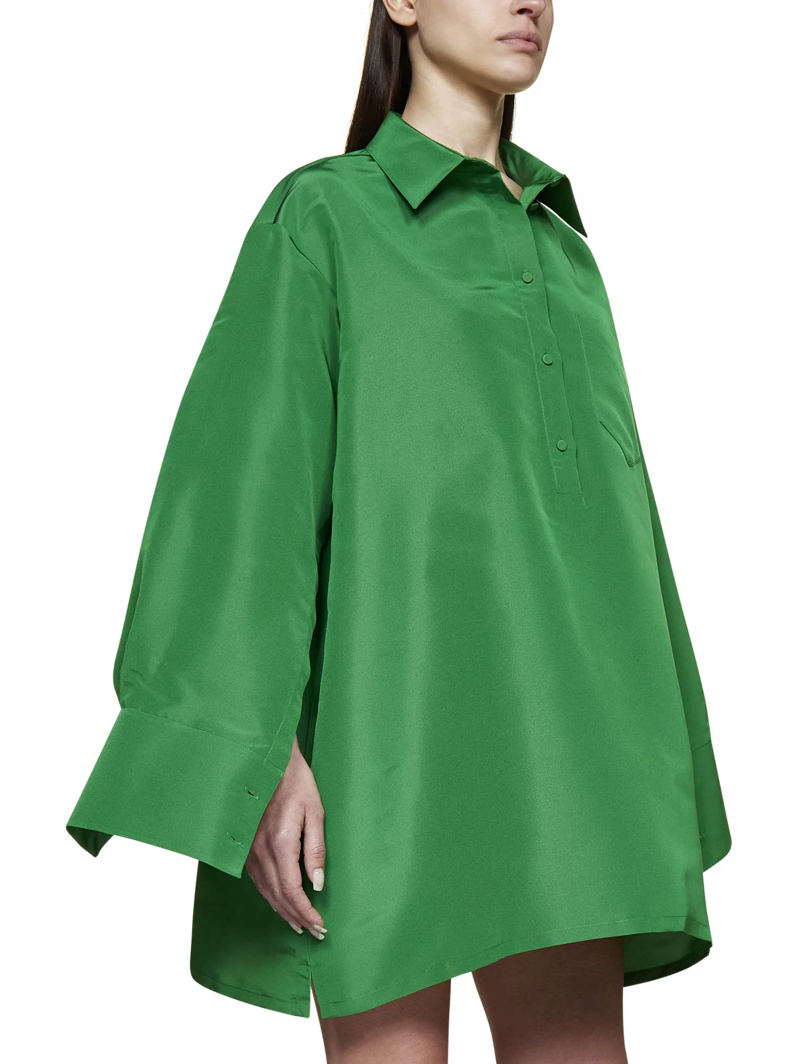Valentino Button Detailed Long-Sleeved Shirt