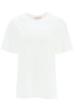 Valentino Logo Detailed Crewneck T-Shirt