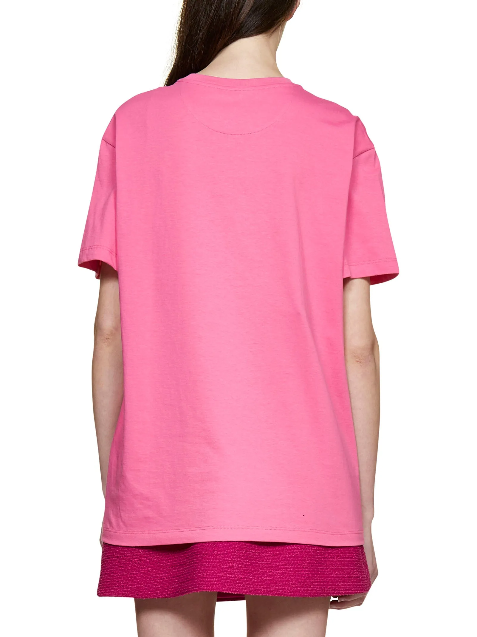 Valentino Logo Detailed Crewneck T-Shirt