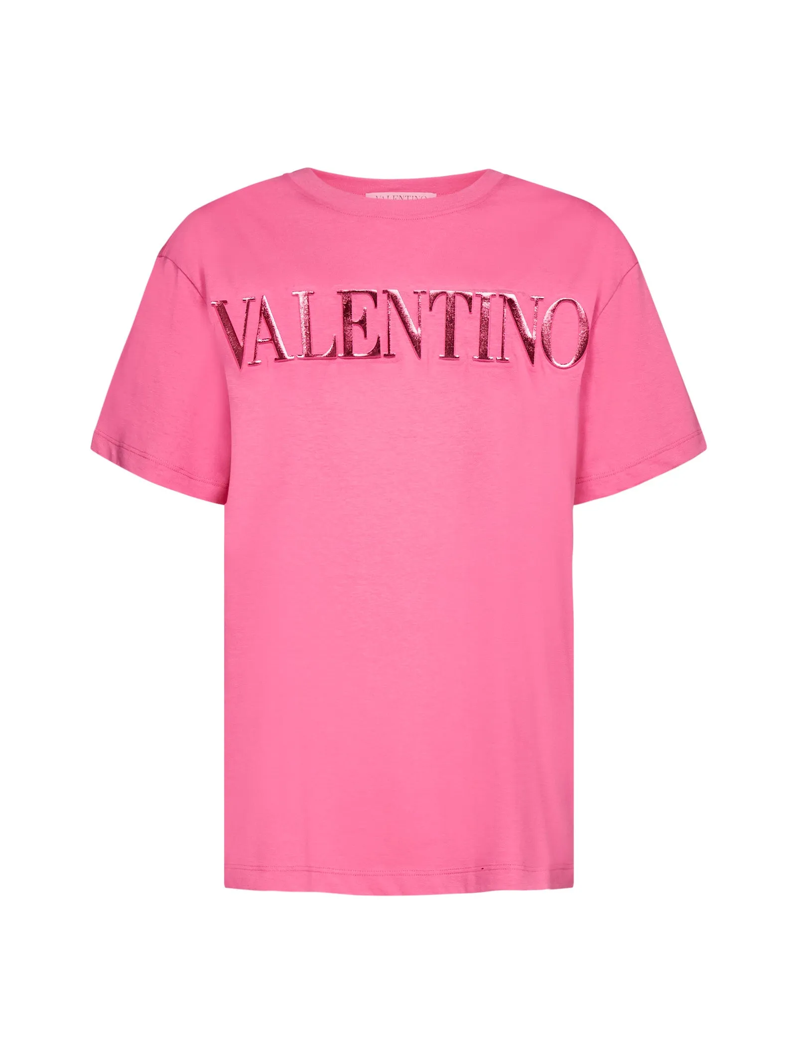 Valentino Logo Detailed Crewneck T-Shirt