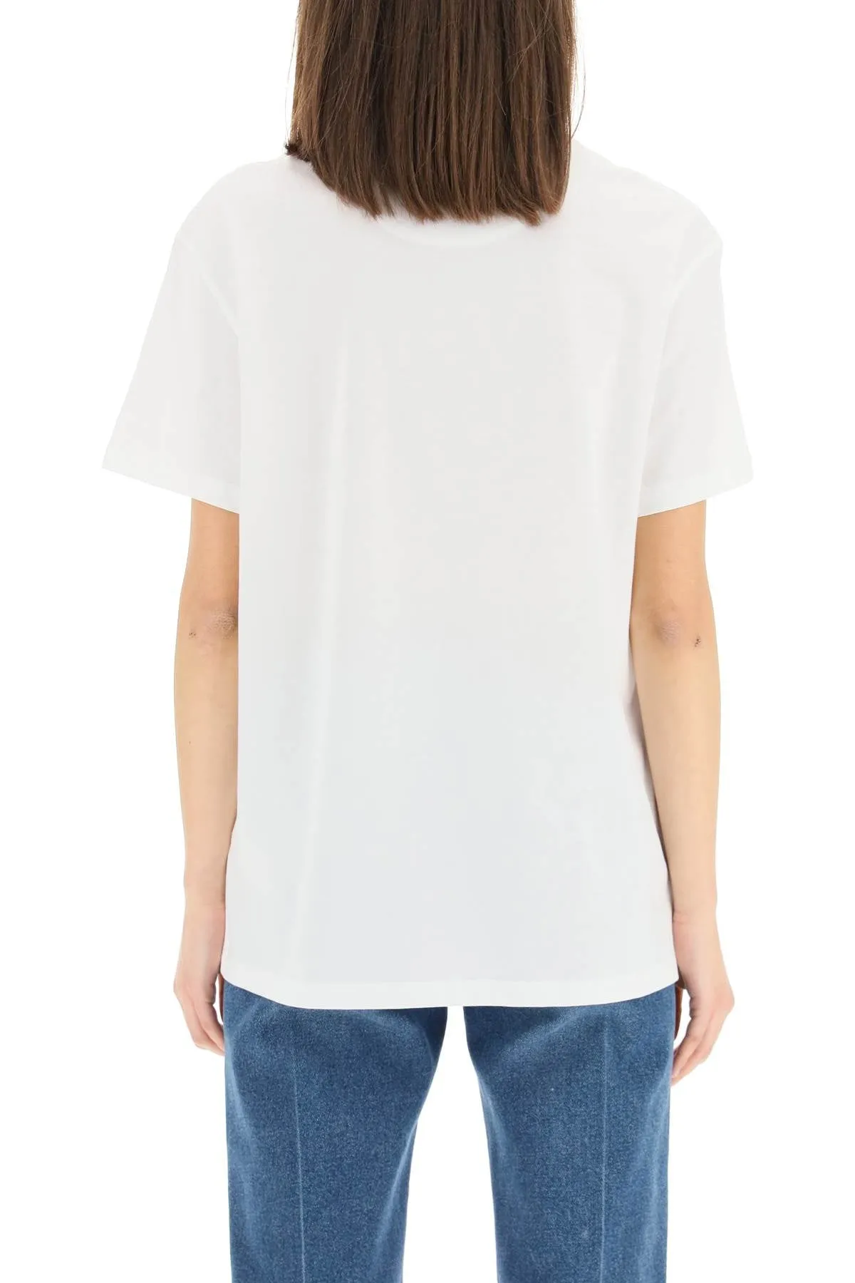 Valentino Logo Detailed Crewneck T-Shirt