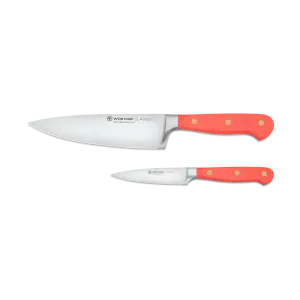 Wusthof Classic Coral Peach - 2 Pc. Prep Knife Set