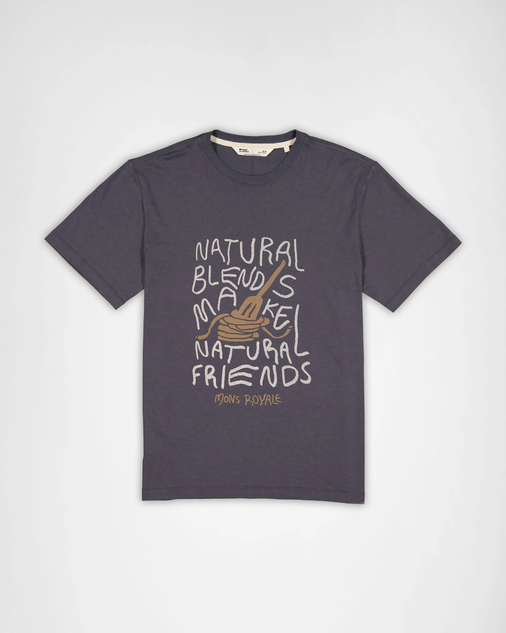 Yonder Merino Organic Cotton T-Shirt - Vintage Black