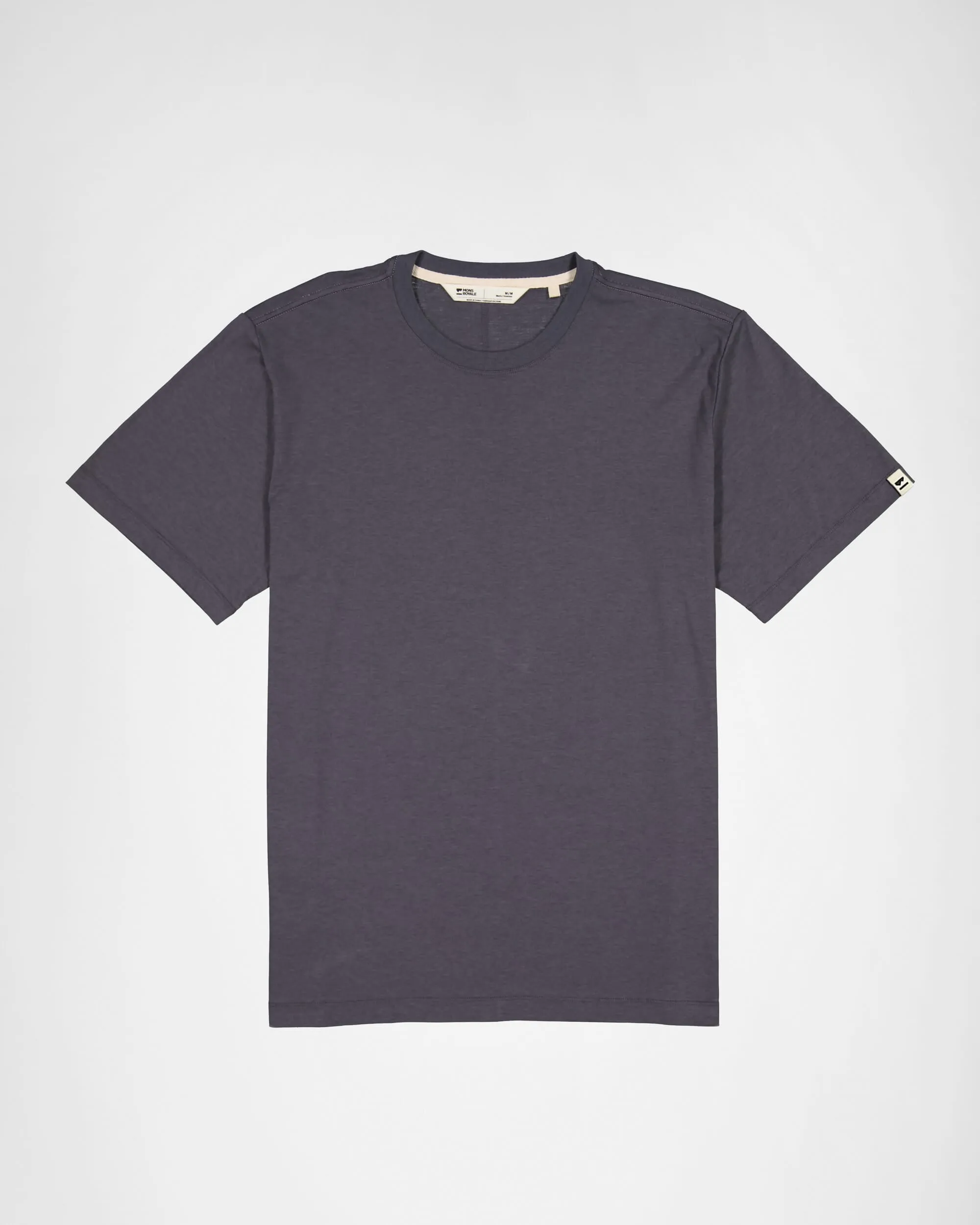 Yonder Merino Organic Cotton T-Shirt - Vintage Black