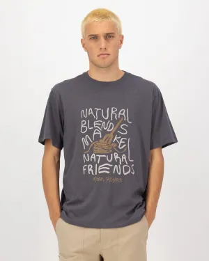 Yonder Merino Organic Cotton T-Shirt - Vintage Black